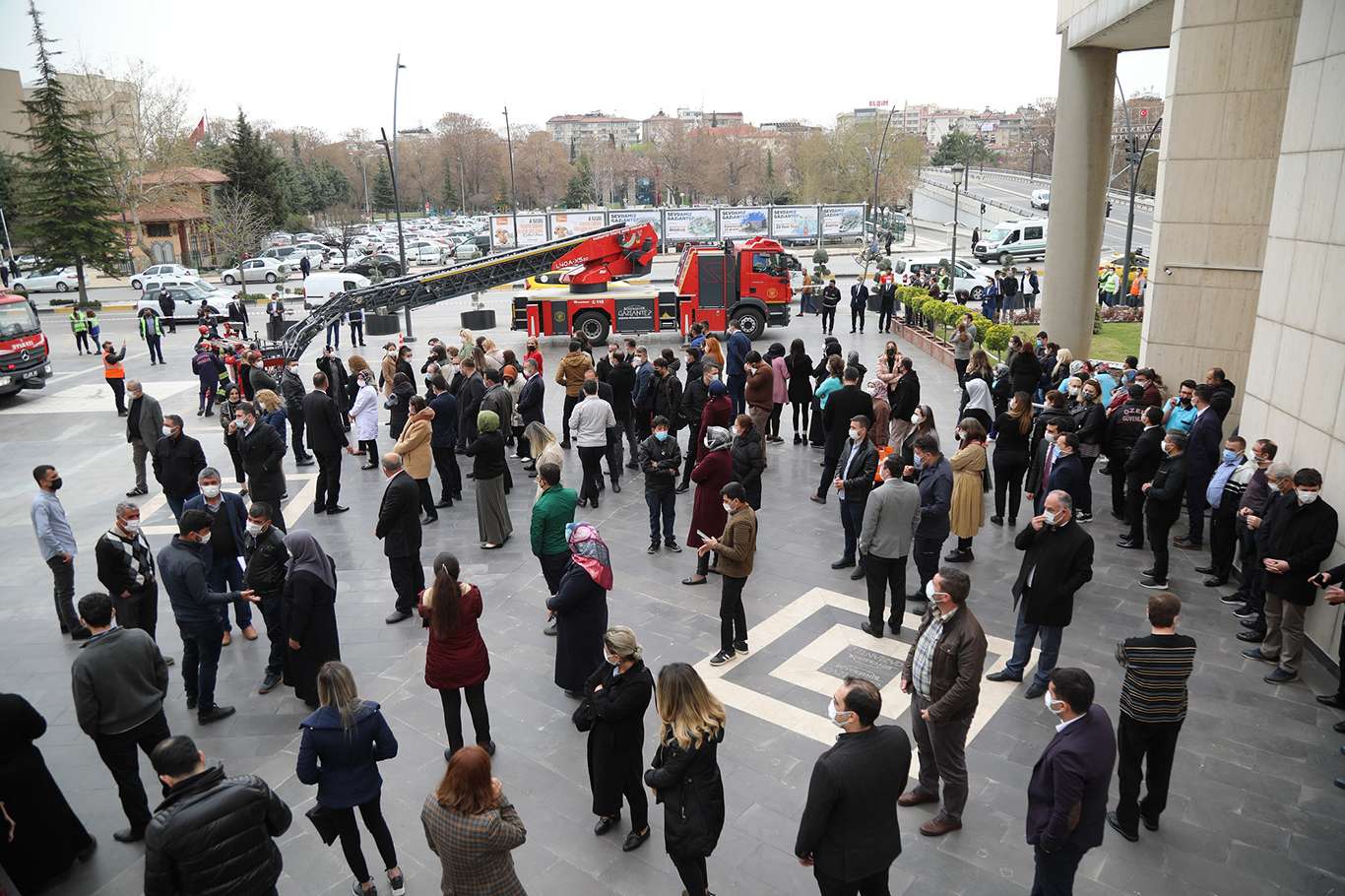 Gaziantep’te deprem tatbikatı yapıldı